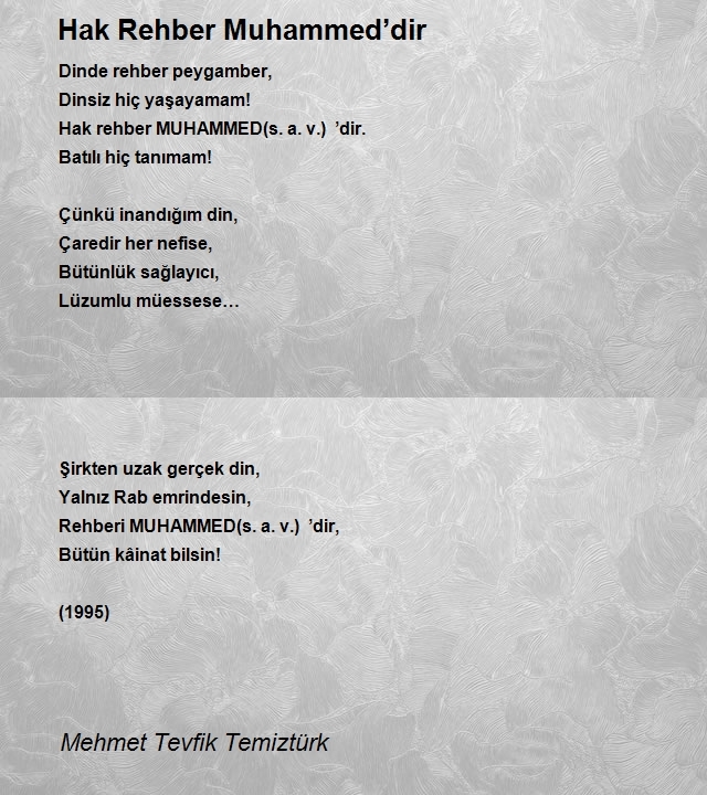 Mehmet Tevfik Temiztürk
