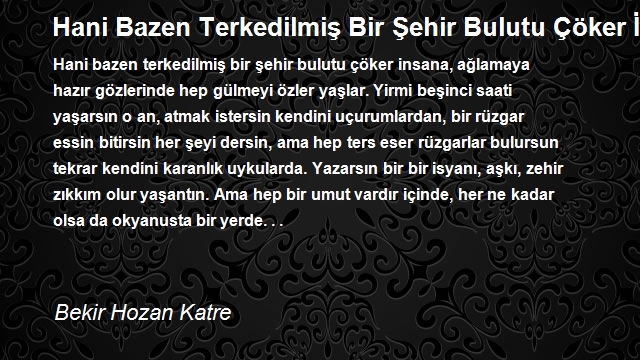 Bekir Hozan Katre