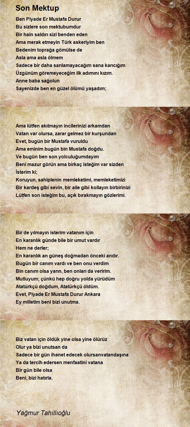 Yağmur Tahıllıoğlu