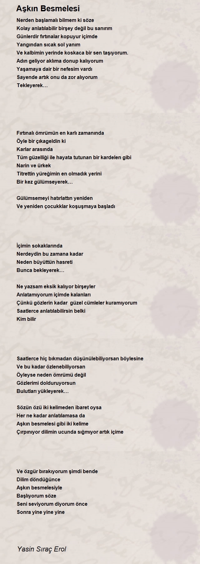 Yasin Sıraç Erol