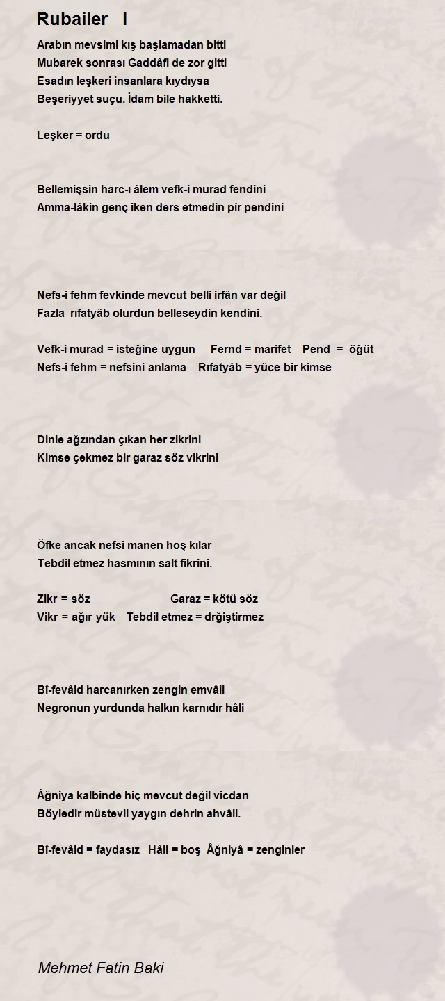 Mehmet Fatin Baki