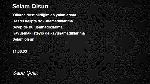 Sabır Çelik