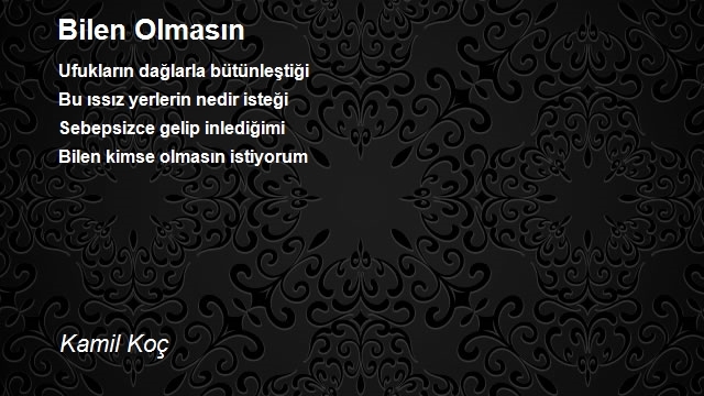 Kamil Koç