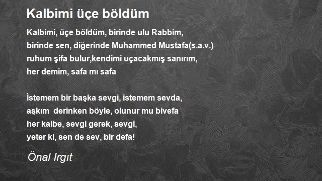 Önal Irgıt