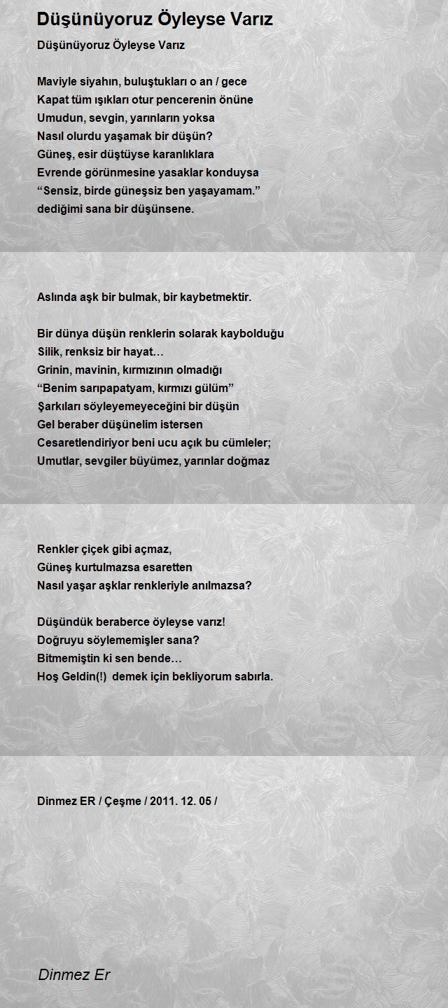 Dinmez Er