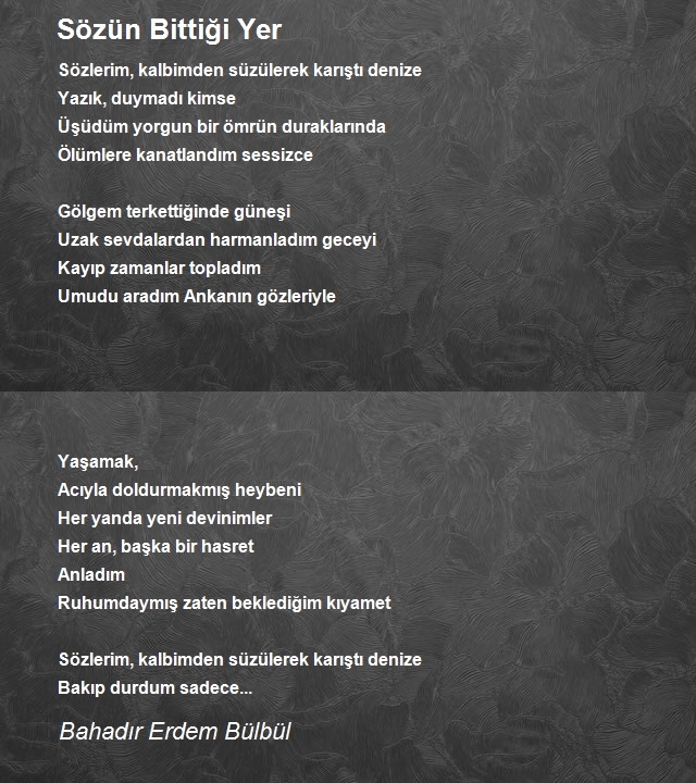 Bahadır Erdem Bülbül