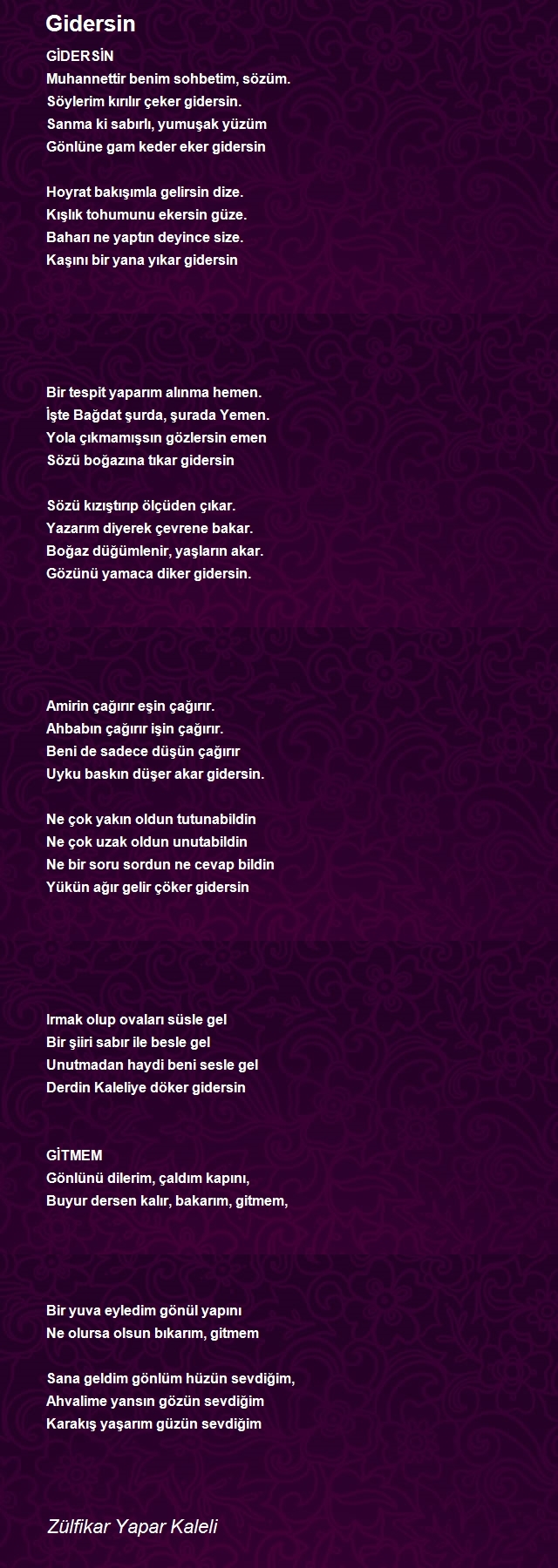 Zülfikar Yapar Kaleli