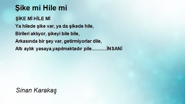 Sinan Karakaş