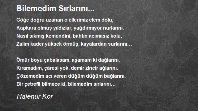 Halenur Kor