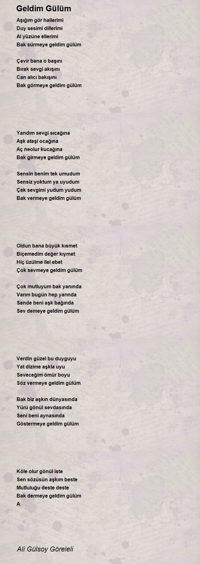 Ali Gülsoy Göreleli