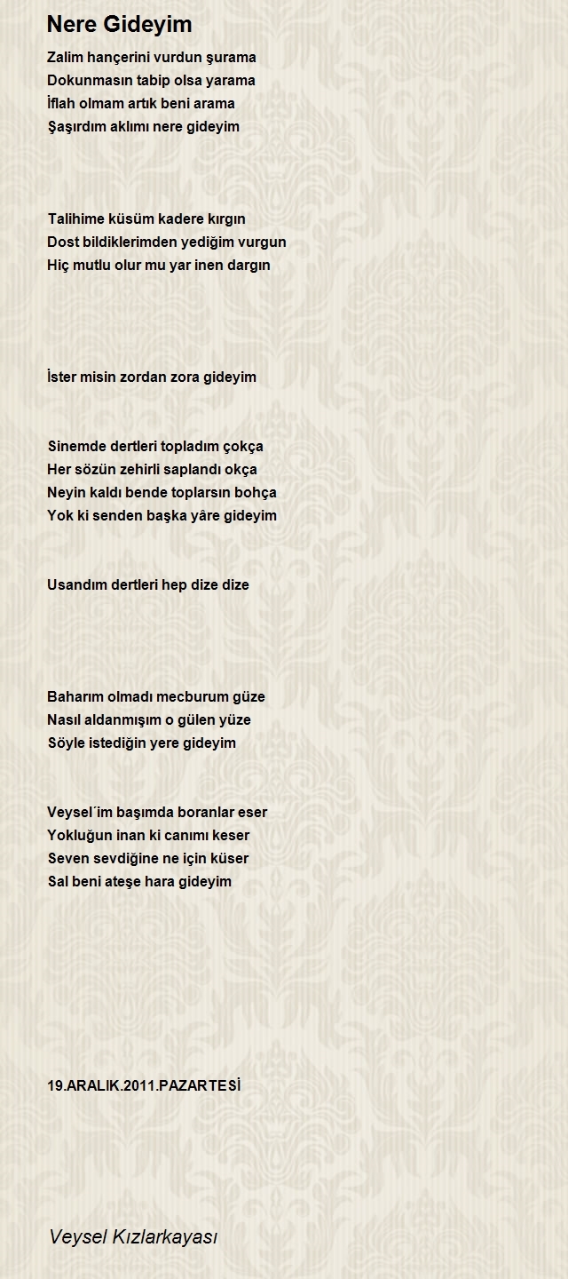 Veysel Kızlarkayası