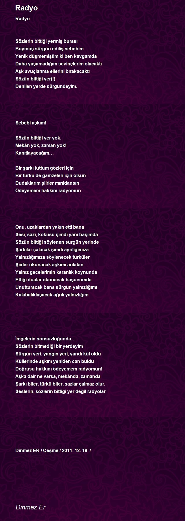Dinmez Er
