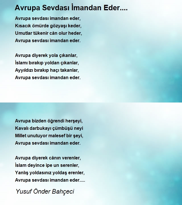 Yusuf Önder Bahçeci