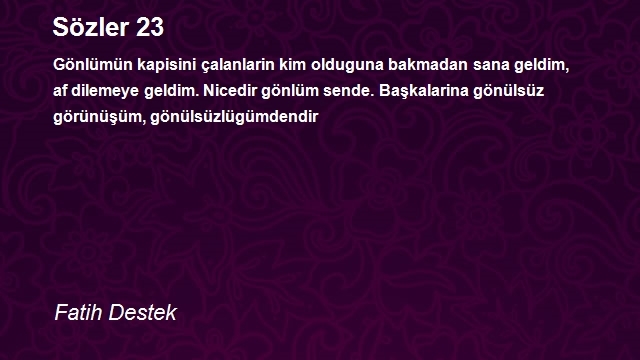 Fatih Destek