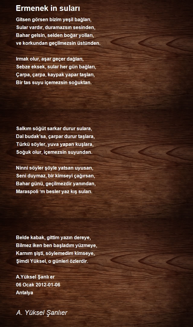 A. Yüksel Şanlıer