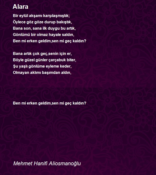 Mehmet Hanifi Aliosmanoğlu
