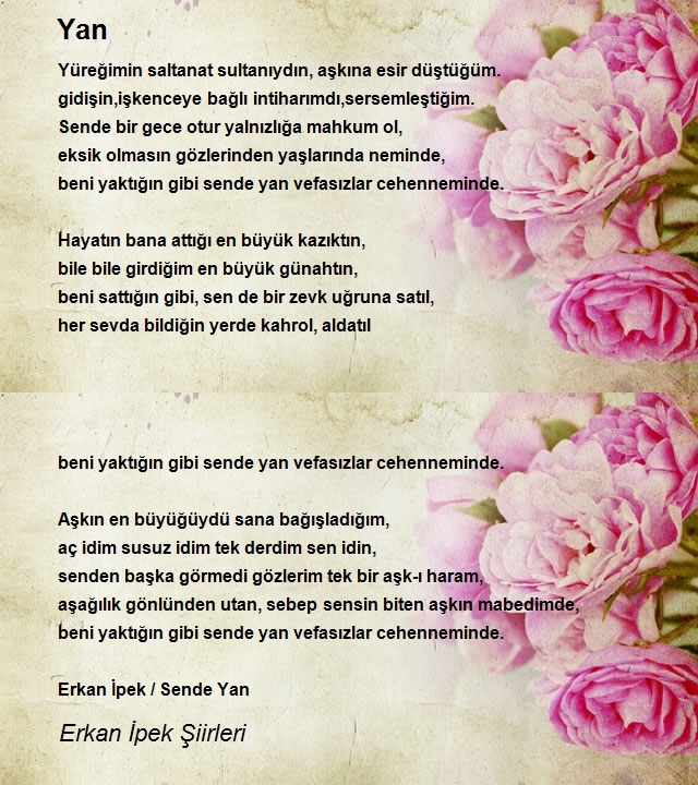 Erkan İpek Şiirleri
