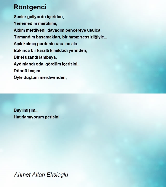 Ahmet Altan Ekşioğlu