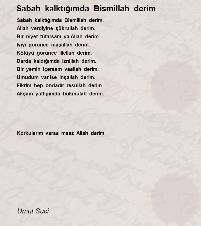 Umut Suci