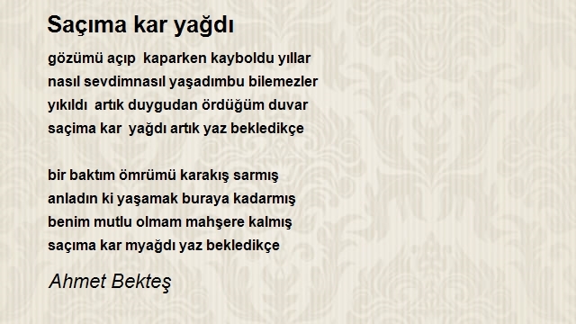 Ahmet Bekteş