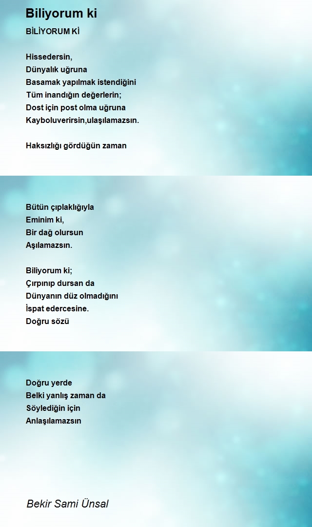 Bekir Sami Ünsal
