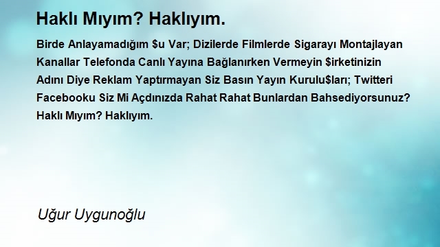 Uğur Uygunoğlu