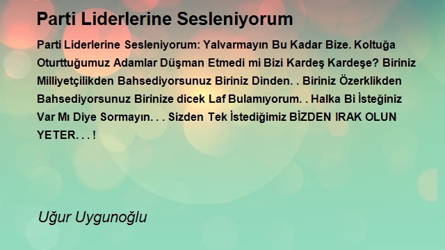 Uğur Uygunoğlu