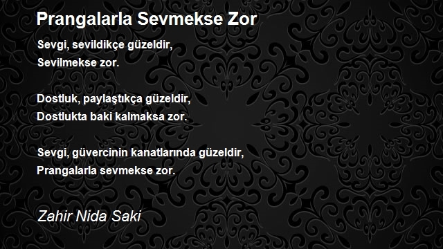 Zahir Nida Saki