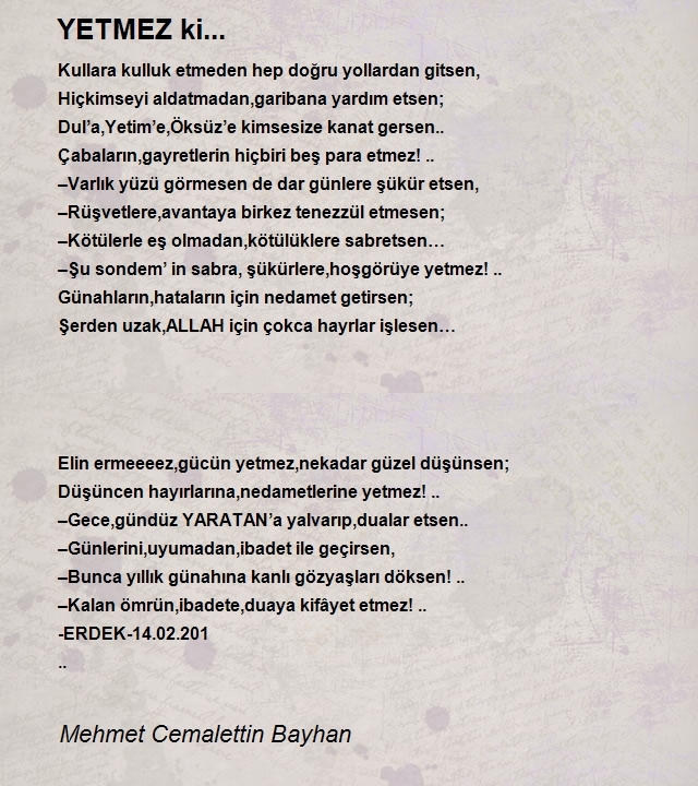 Mehmet Cemalettin Bayhan