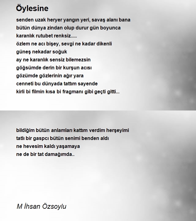 M İhsan Özsoylu