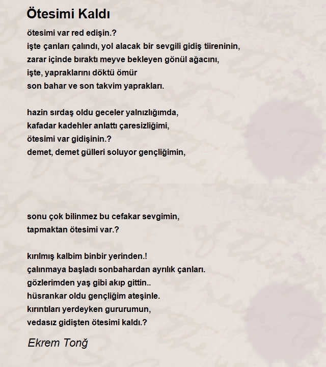 Ekrem Tonğ