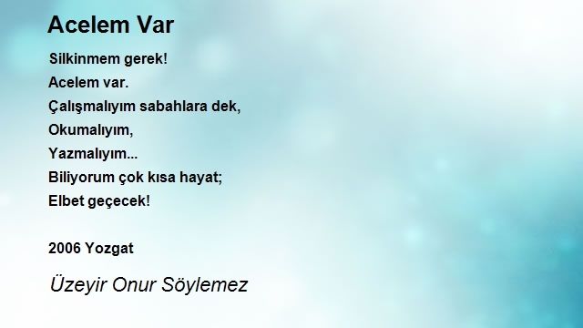Üzeyir Onur Söylemez