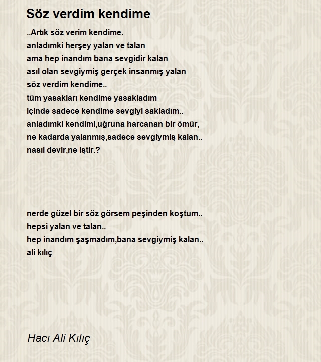 Hacı Ali Kılıç