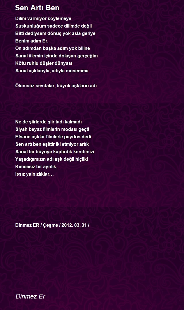 Dinmez Er