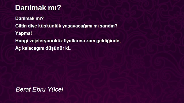 Berat Ebru Yücel