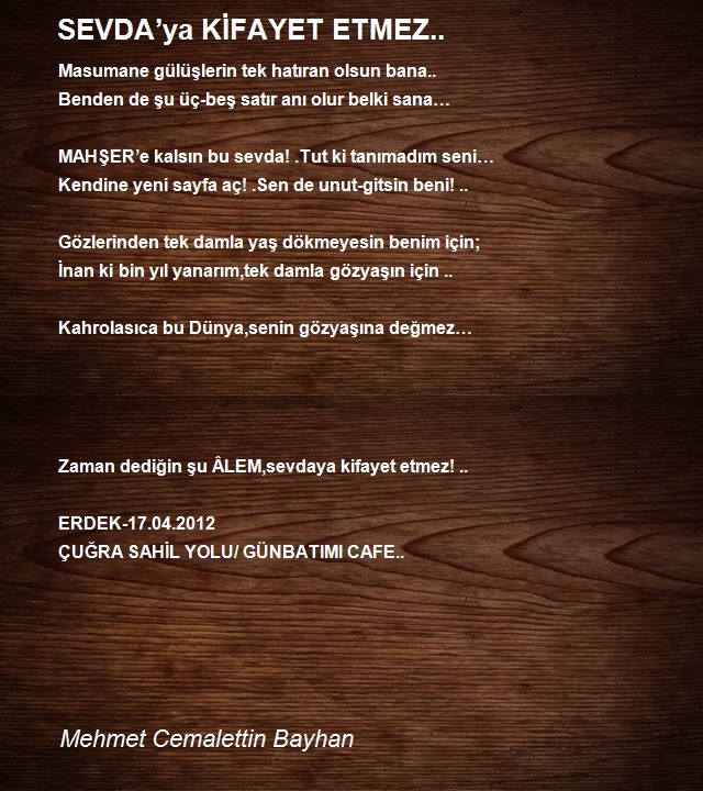 Mehmet Cemalettin Bayhan