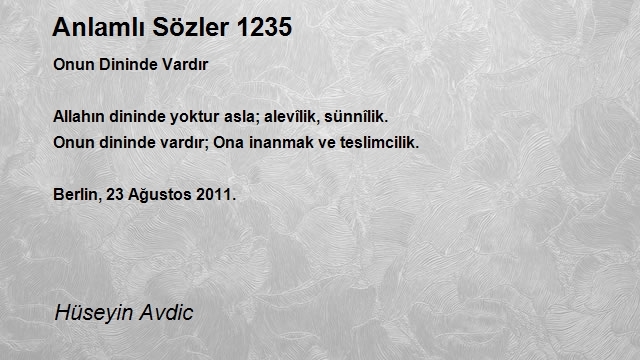 Hüseyin Avdic