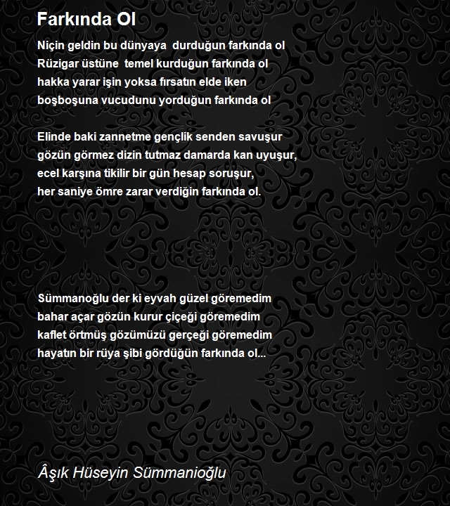 Âşık Hüseyin Sümmanioğlu