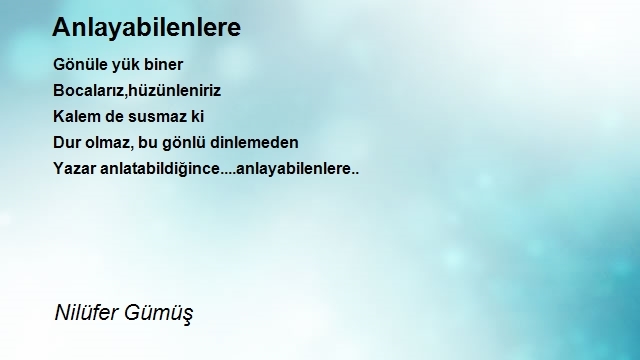 Nilüfer Gümüş