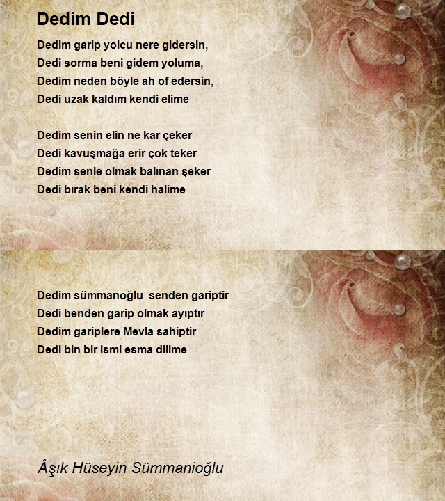 Âşık Hüseyin Sümmanioğlu