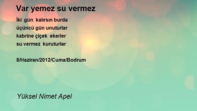 Yüksel Nimet Apel