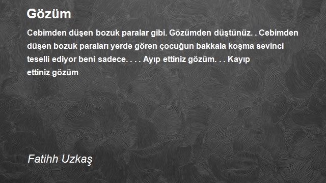 Fatihh Uzkaş