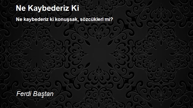 Ferdi Baştan