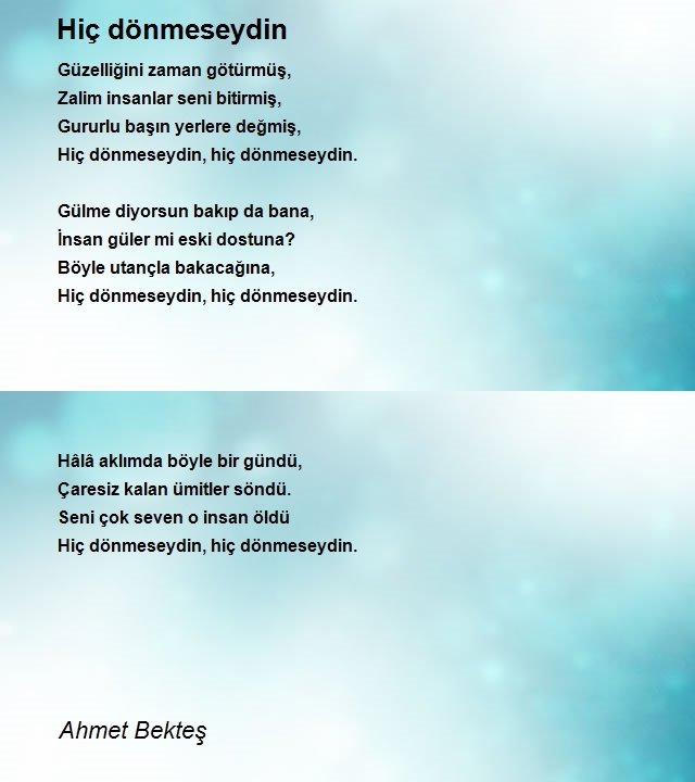 Ahmet Bekteş