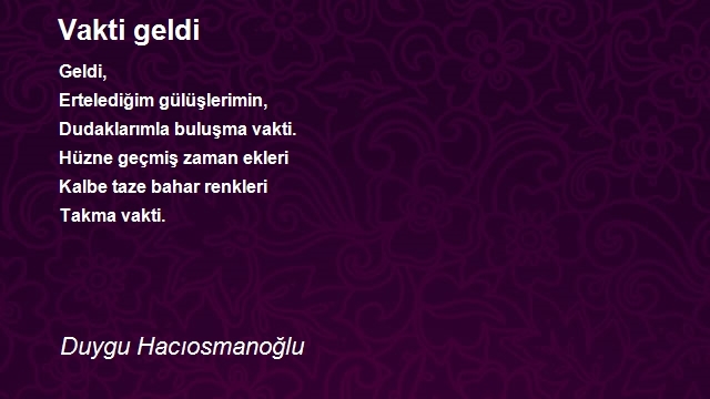 Duygu Hacıosmanoğlu