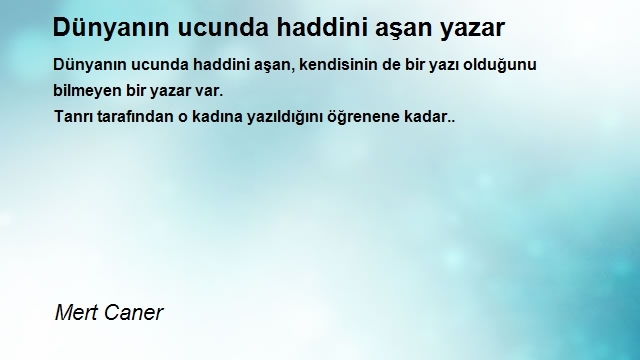 Mert Caner