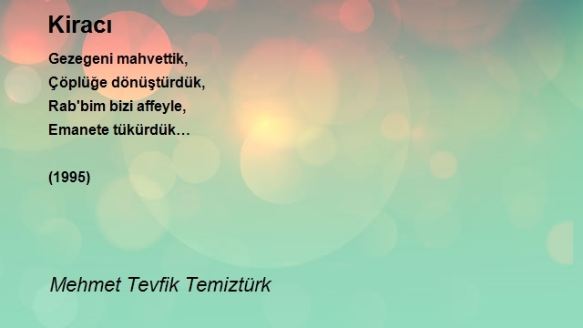 Mehmet Tevfik Temiztürk