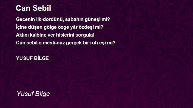 Yusuf Bilge