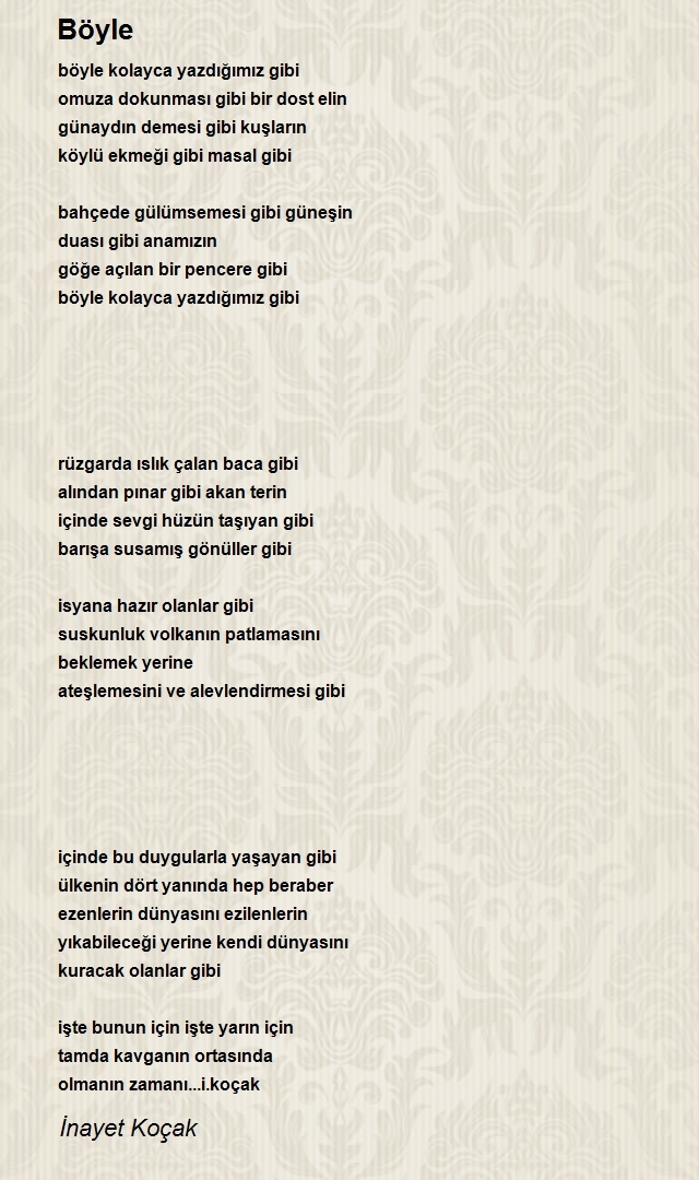 İnayet Koçak
