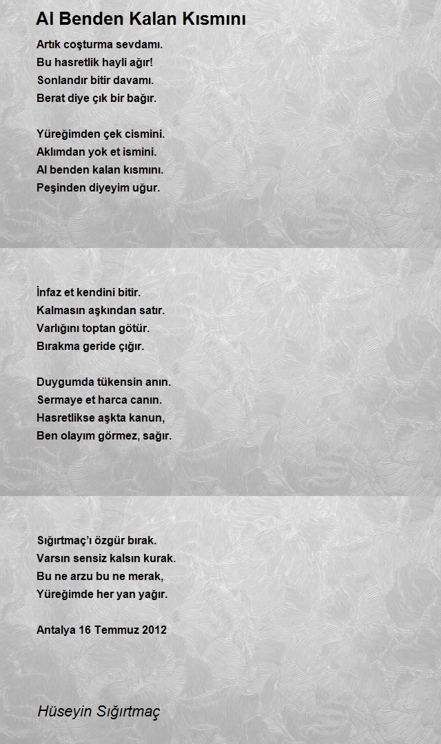 Hüseyin Sığırtmaç